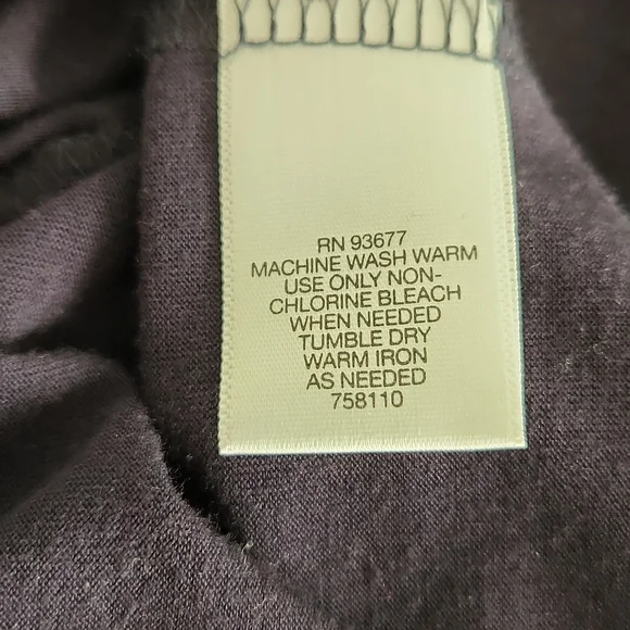 Liz Claiborne, Women's M, Navy,l Fold Over Sleeve, 7 Silver Colored Buttons - Picture 7 of 8